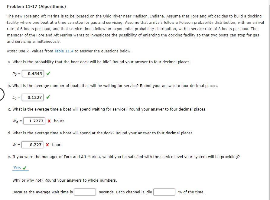 Problem 11-17 (Algorithmic) The new Fore and Aft