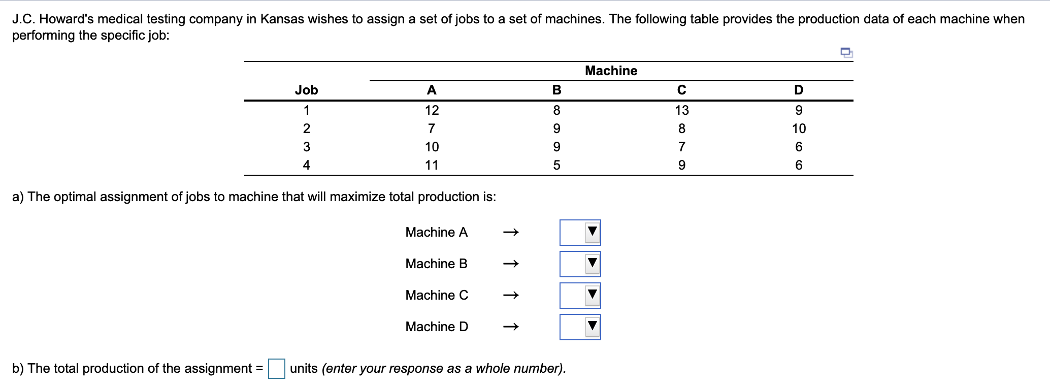 J.C. Howard's medical testing company in Kansas