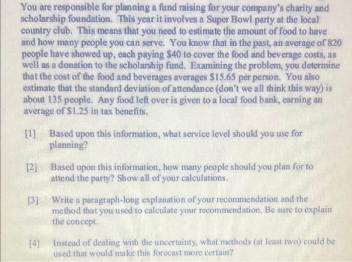 can you please answer 3 & 4 You are responsible