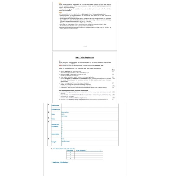 Data: Usually, in the engineering environment,