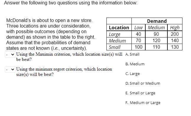 Answer the following two questions using the