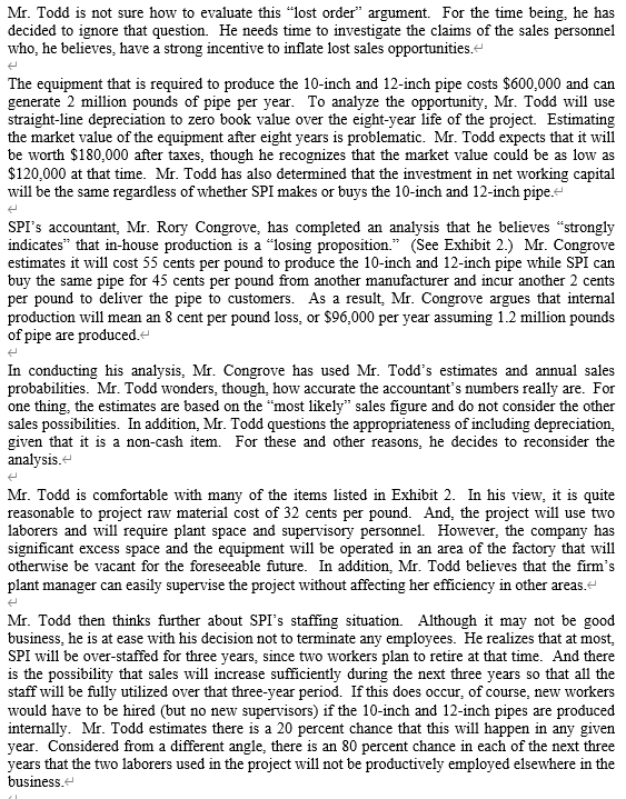 Why do sales people want to produce 10-12 inch