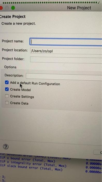 using "ibm cplex optimization studio only" Simple