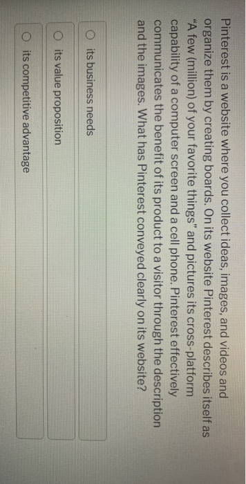 Pinterest is a website where you collect ideas,