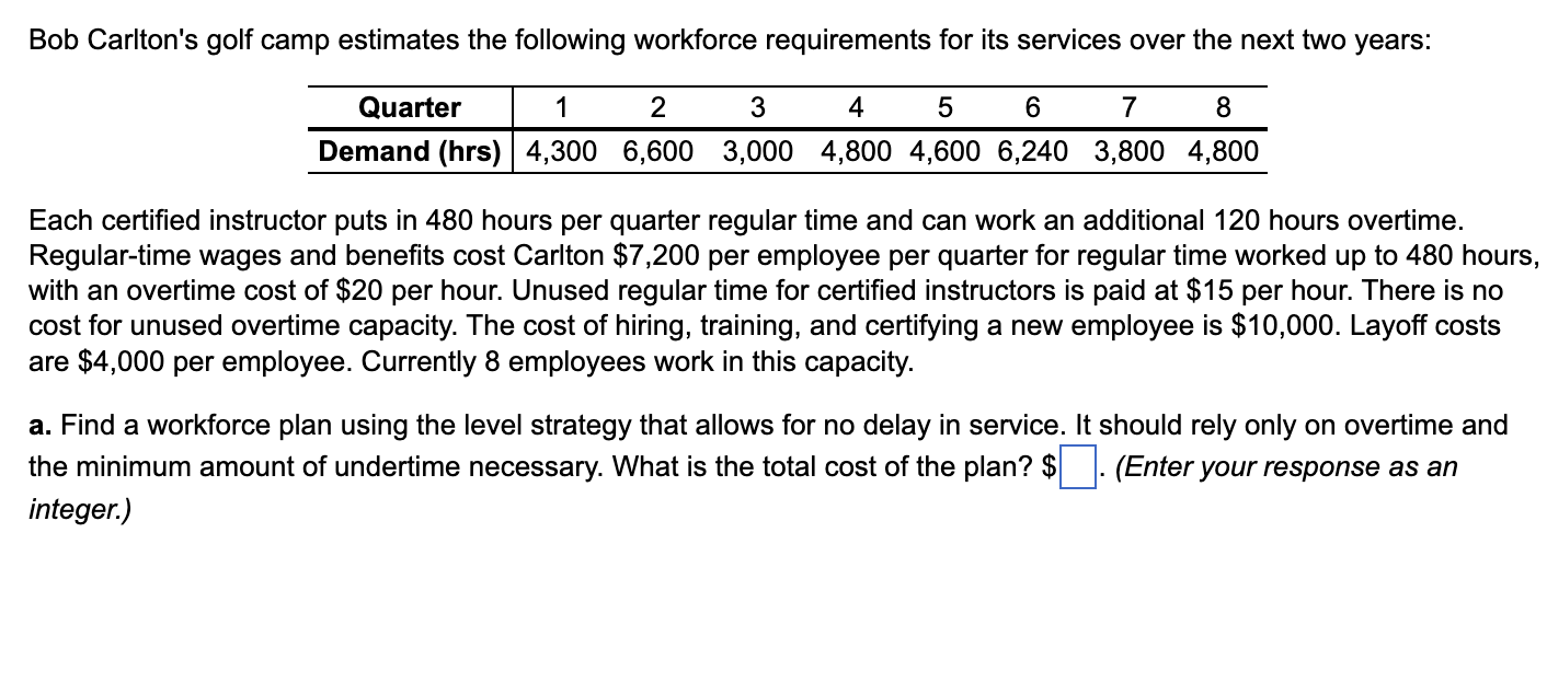 Each certified instructor puts in 480 hours per