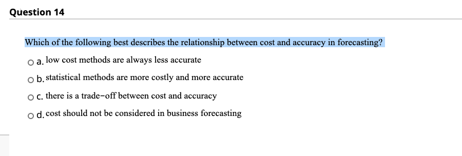 Question 16 The error term in a regression model