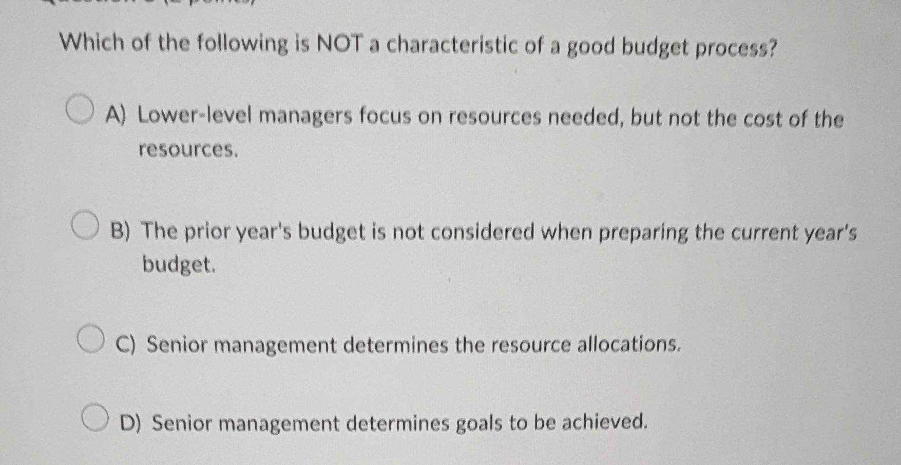 Which of the following is NOT a characteristic of