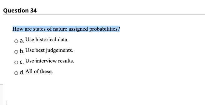 Question 33 What does regression analysis attempt