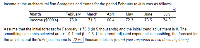 The answer 72.60 is incorrect. Please help show