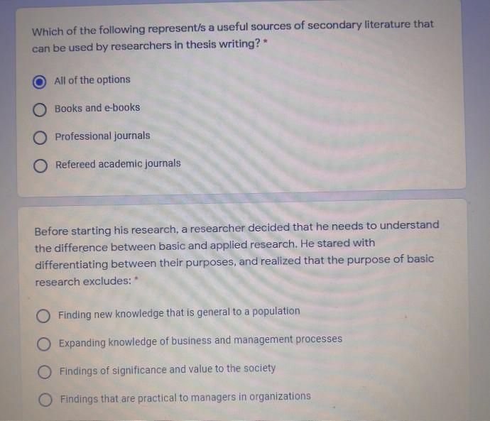 Business research method course : While a