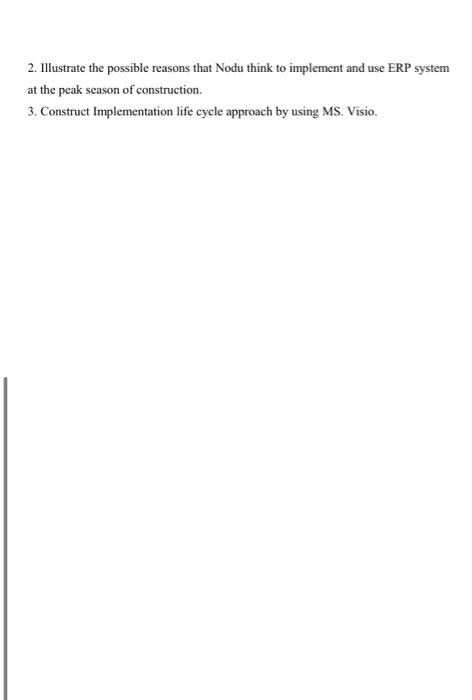 LAB-01 UNIT 1: IMPLEMENTATION LIFE CYCLE Case