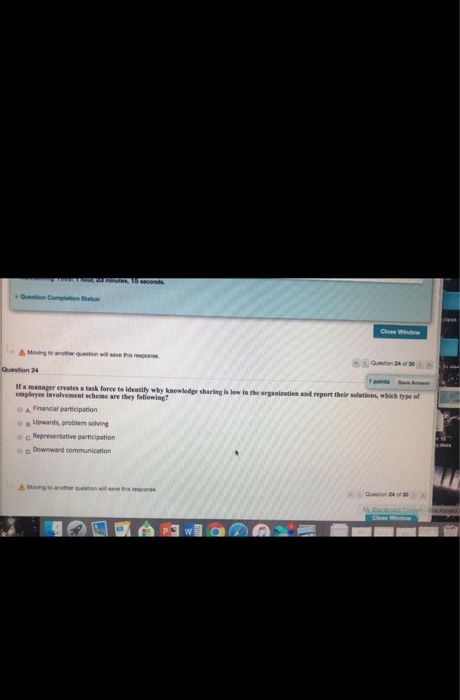 Close Window Moving to the 20 Question 24 t