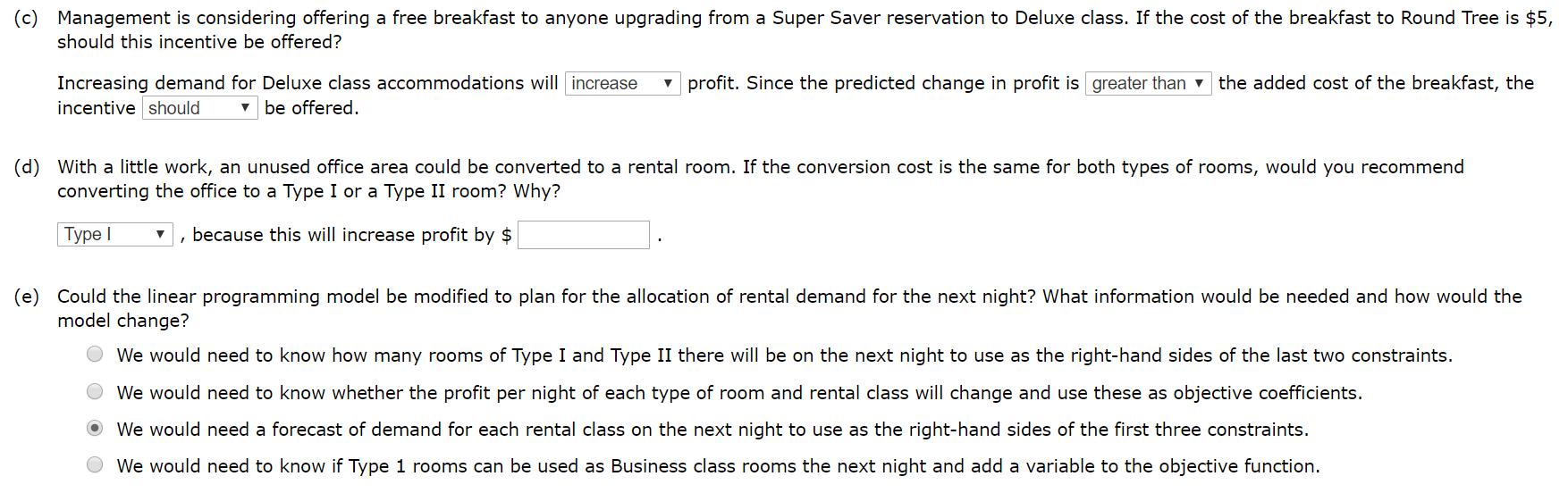 Round Tree Manor is a hotel that provides two