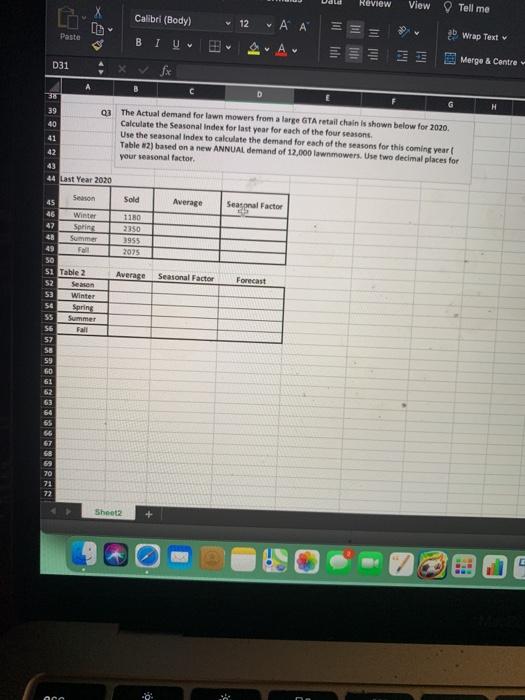 kindly provide full formulas !!! Excel File Edit