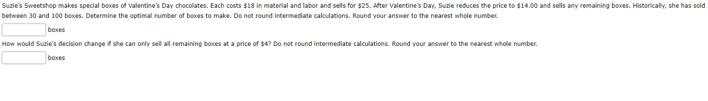 Suzie's Sweetshop makes special boxes of