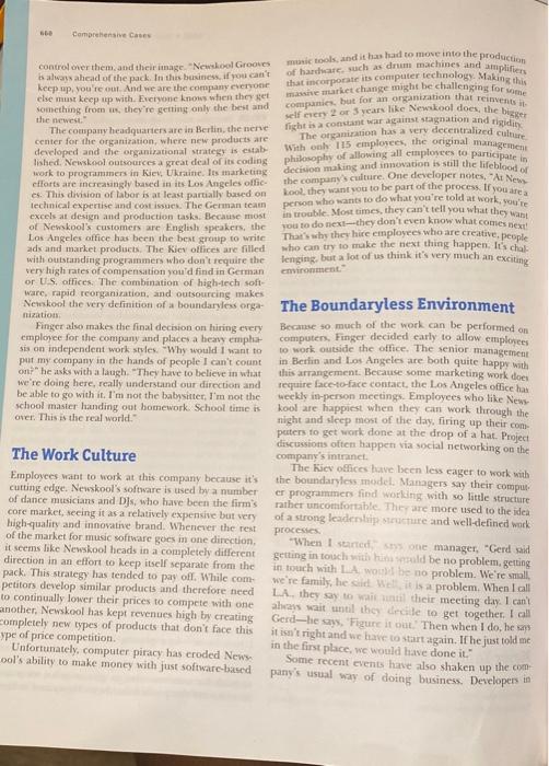 please read the following case then answer the