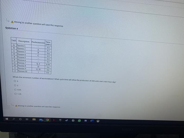 Moving to another question will save this