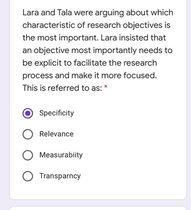 Lara and Tala were arguing about which