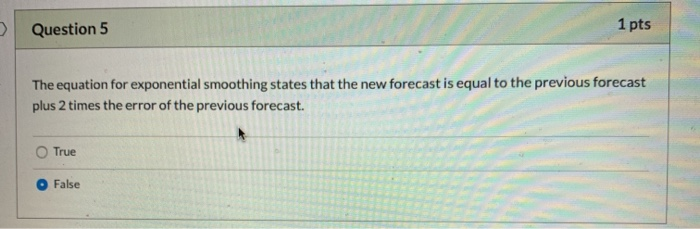 any help? Question 5 1 pts The equation for