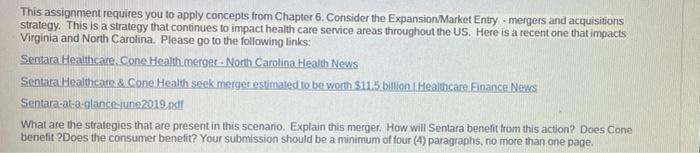 This assignment requires you to apply concepts