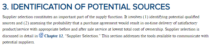 1. Identify and describe 3 options for soliciting
