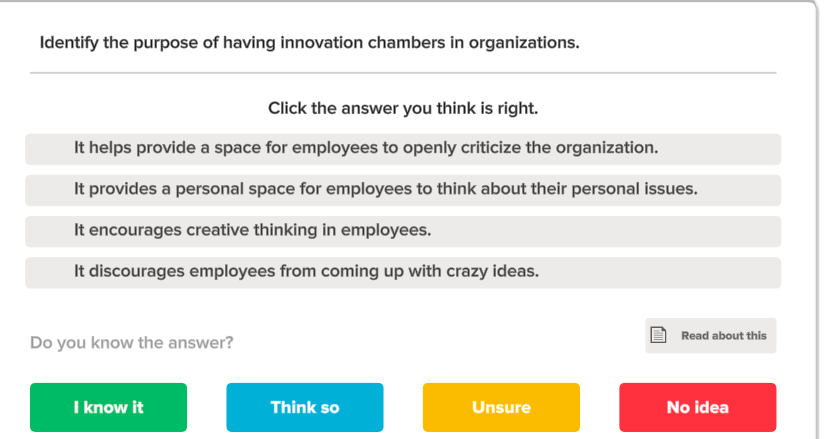 Identify the purpose of having innovation