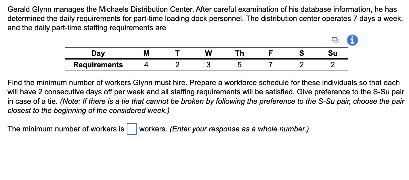 Gerald Glynn manages the Michaels Distribution