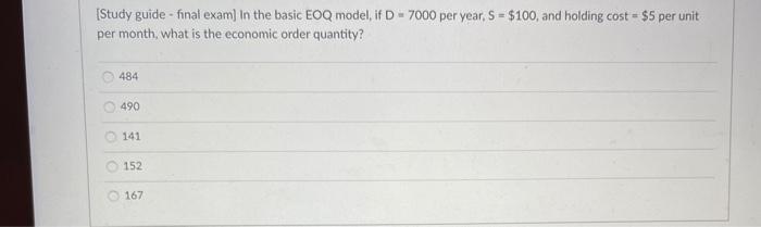 question 1 question 2 [Study guide -final exam)