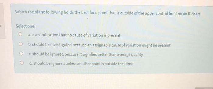 Which the of the following holds the best for a