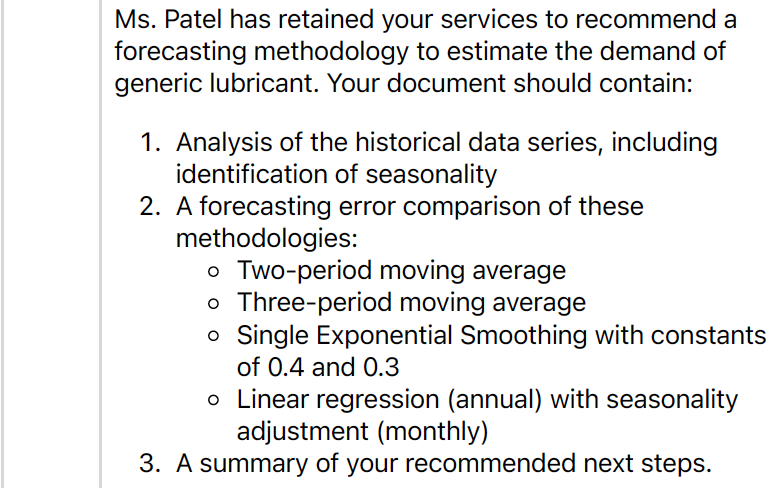 Case Study 2 - Demand Forecasting PK Village