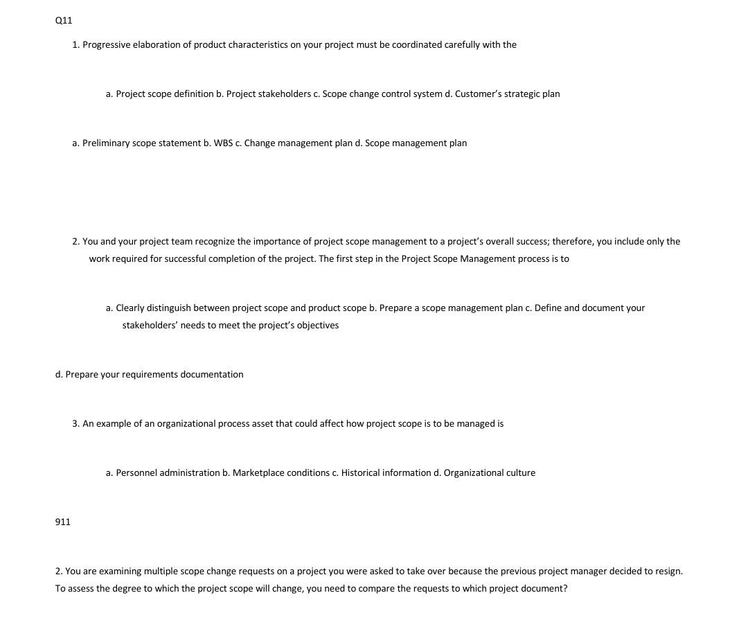 explanation for each part is important Q11 1.