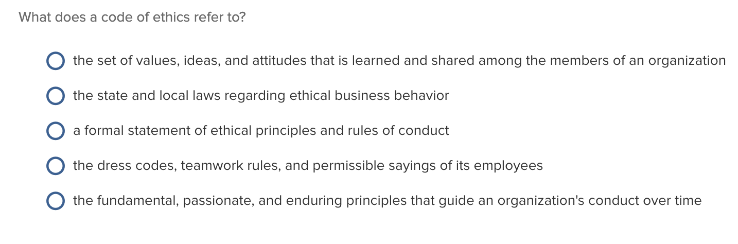 Ethics refers to the O religious tenets of a