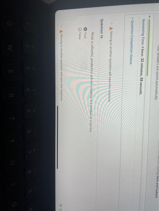 Tuul answers are saved automatically, Der Licking