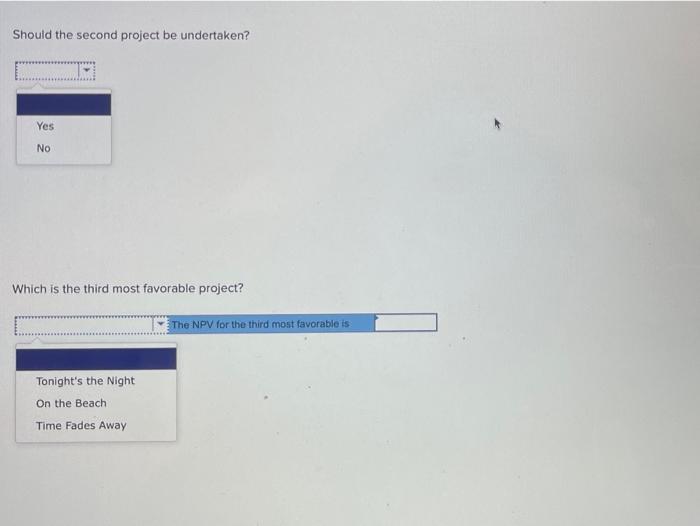 You are the head of the project selection team at