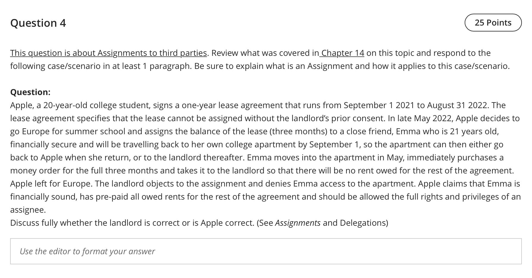 This question is about Consent related to Undue