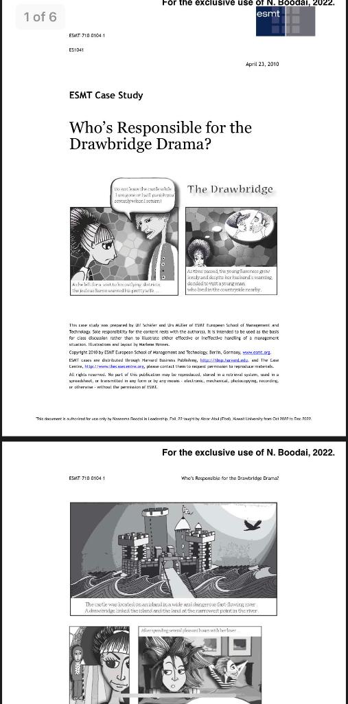 It's about (The Who's Responsible for the