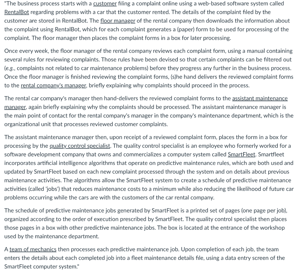 1. Make an activity/swimlane diagram (using