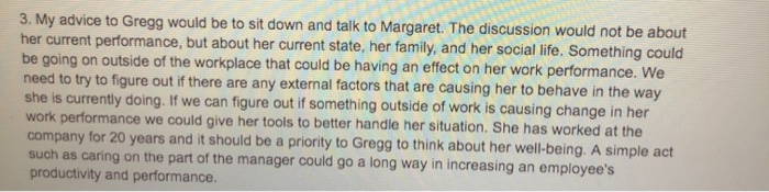 MERCY FOR MARGARET?* Receptionist Margaret