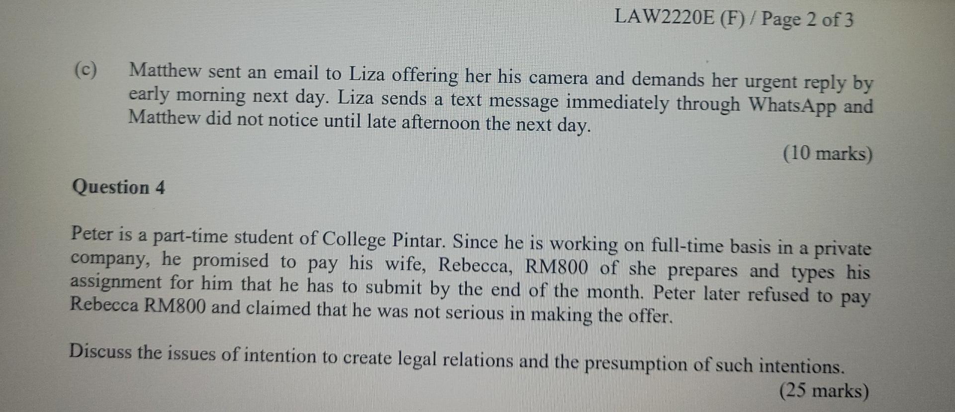 Business law subject Question 1 (a) Discuss the