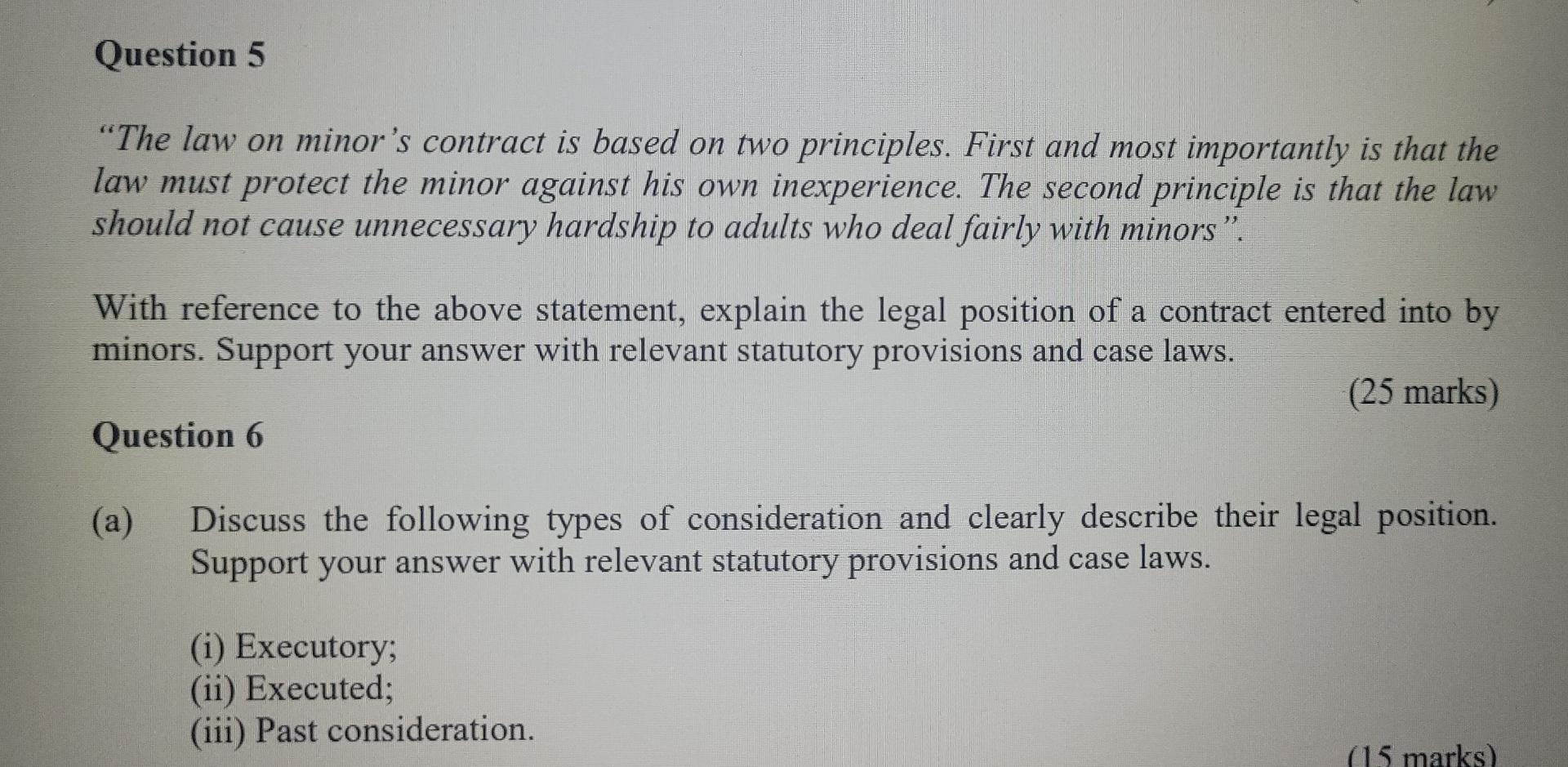 Business law subject Question 1 (a) Discuss the