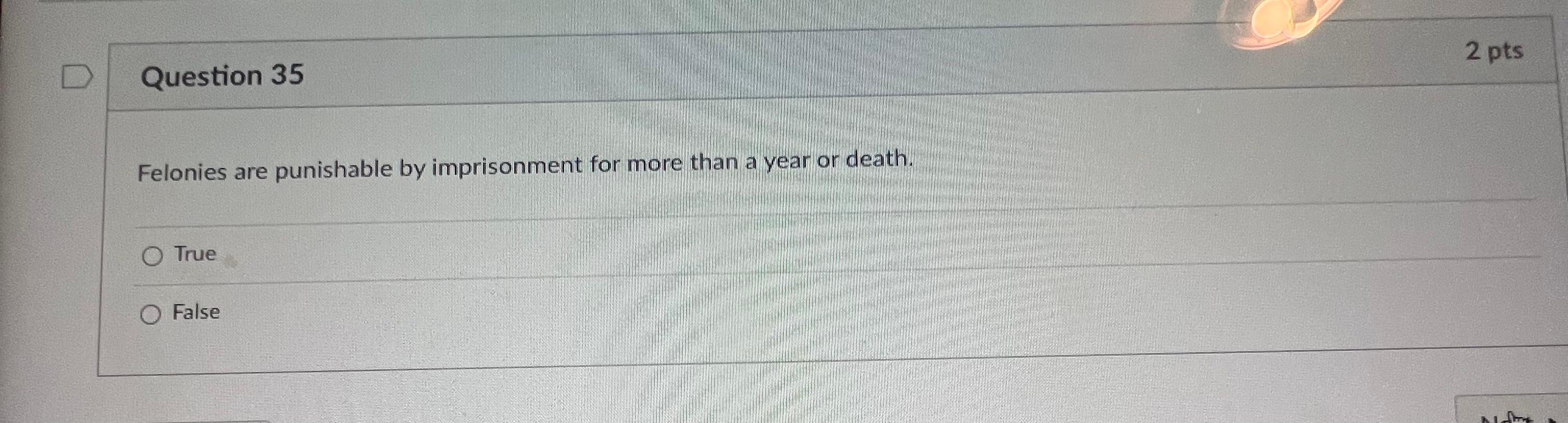 Frankie is accused of a crime. Frankie is given