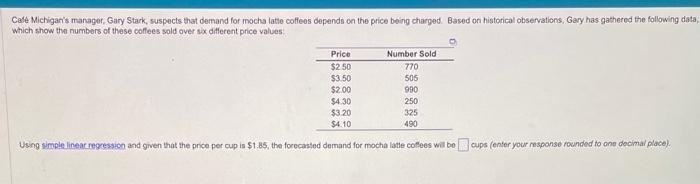 which show the numbers of these coffees sold aver