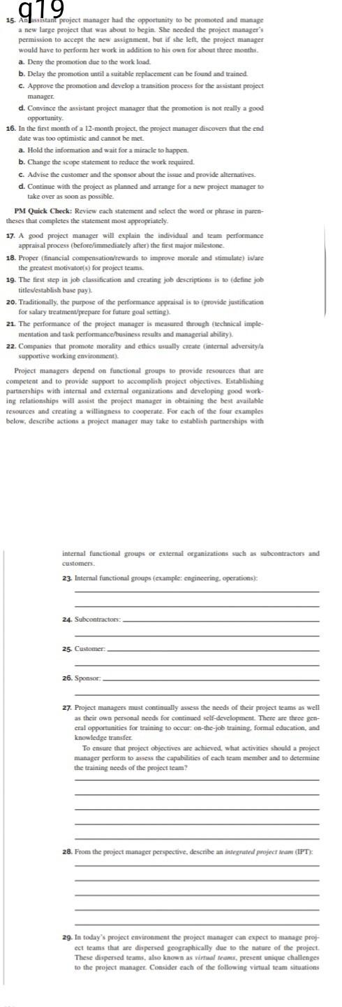 hh 919 assistant project manager had the