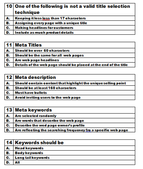 10 One of the following is not a valid title