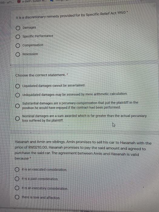 230) -a71... e-SMP: Sistem M. It is a