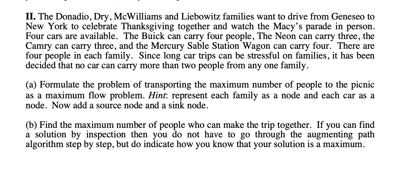 II. The Donadio, Dry, McWilliams and Liebowitz