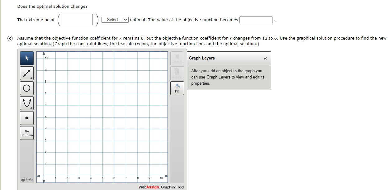 Consider the following linear program. Min 8X +