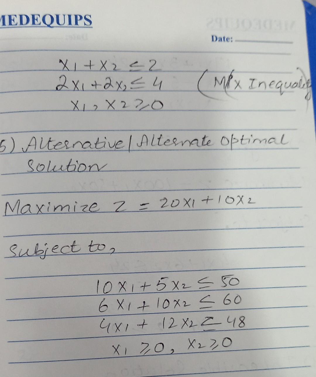 Please solve all the five parts of problems using