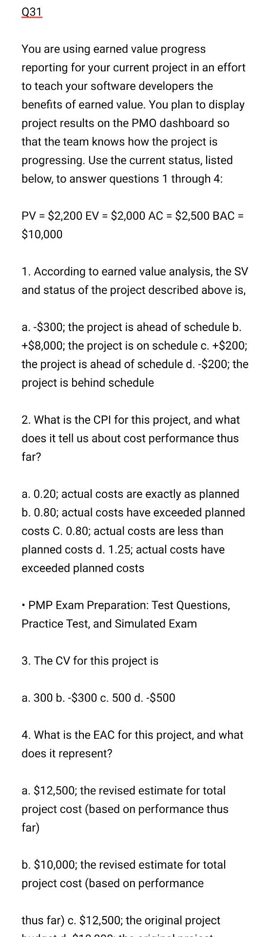 explanation for each part is important Q31 You