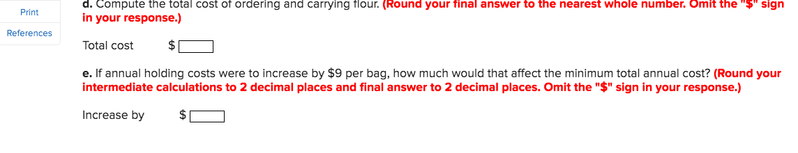 5 Check my work Problem 13-3 25 points A large